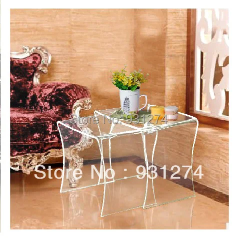 (2 шт./лот) акриловый журнальный столик ONE LUX оптовая и розничная продажа мебель для