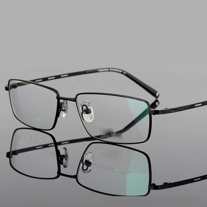 Ультралегкая титановая оправа для очков очки чтения мужские бизнес высокое