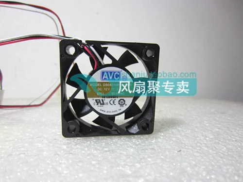 Новый AVC DS04010B12L 4 cm4010 12 где v0. 08 a 40*40*10 мм двойной шариковый подшипник бесшумный