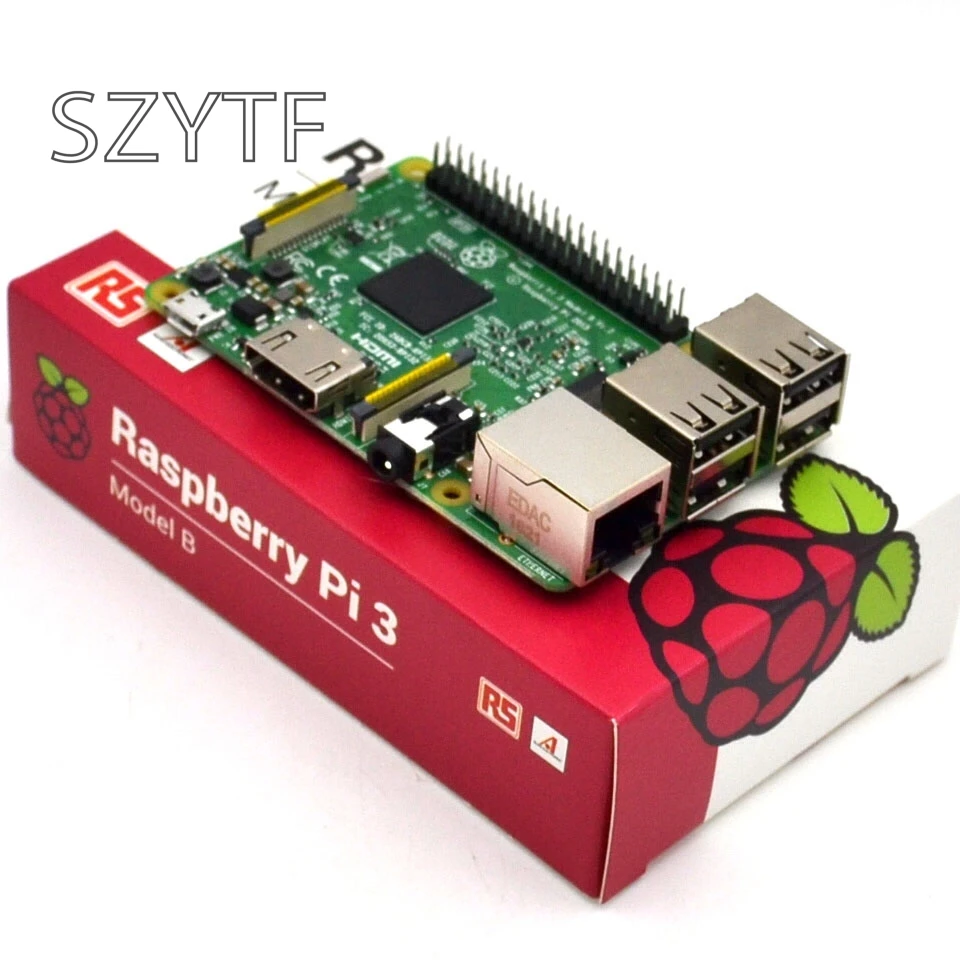 2016 Новая оригинальная Raspberry PI 3 Model B плата 1 Гб LPDDR2 BCM2837 четырехъядерный Ras PI3 3B с WiFi и