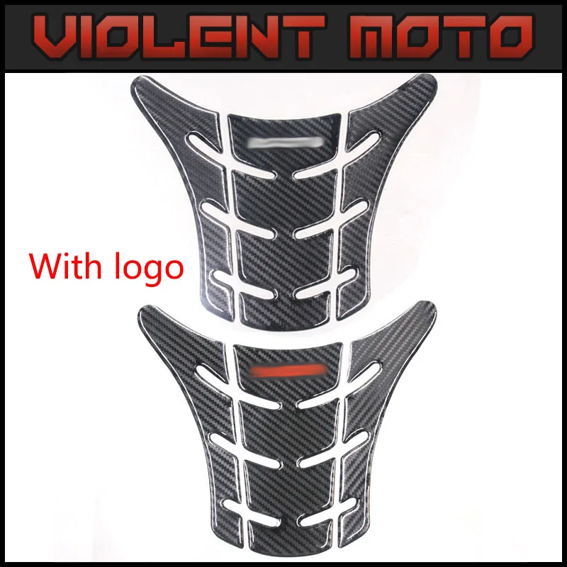 Масляный бак мотоцикла Стикеры Углеродные волоконные наклейки для поездок на