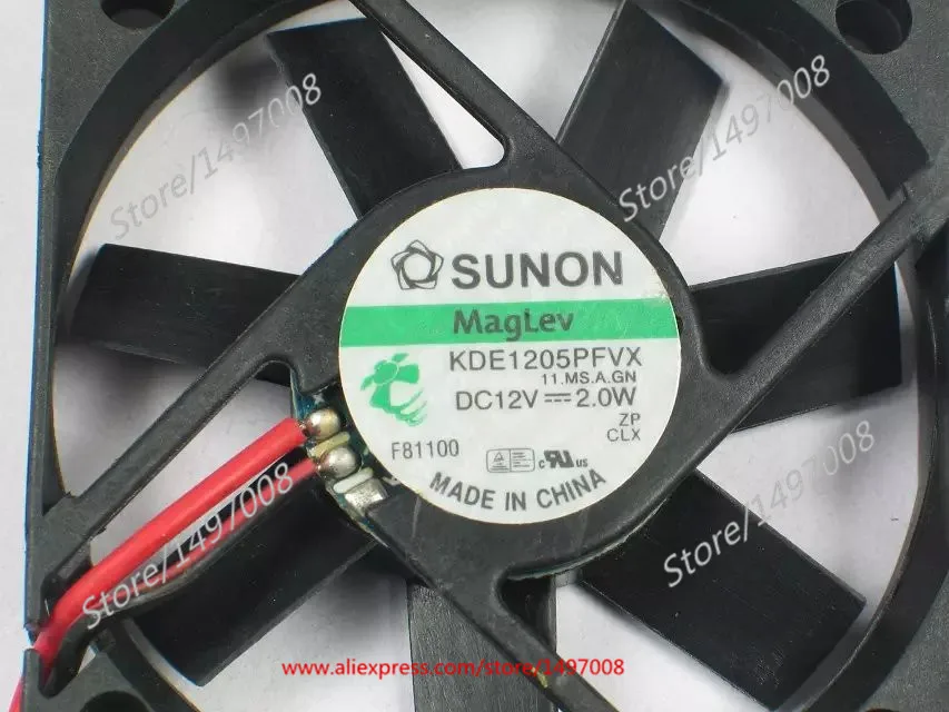 Вентилятор охлаждения сервера SUNON KDE1205PFVX 11. A.GN 12 В постоянного тока 2 0 Вт провода