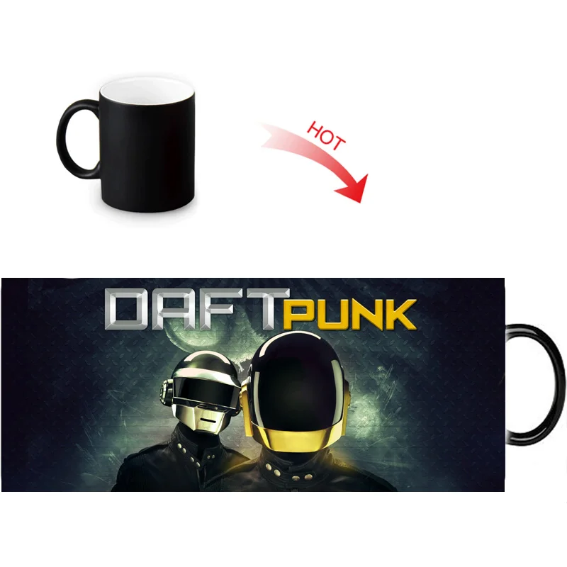 Волшебная кружка Daft в стиле панк сделай сам меняющая цвет от тепла для воды