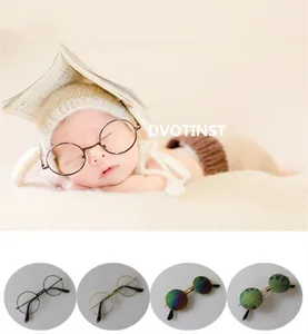 Реквизит Dvotinst для фотосъемки новорожденных мальчиков-джентльменов, маленькие очки, реквизит для студийной фотосъемки