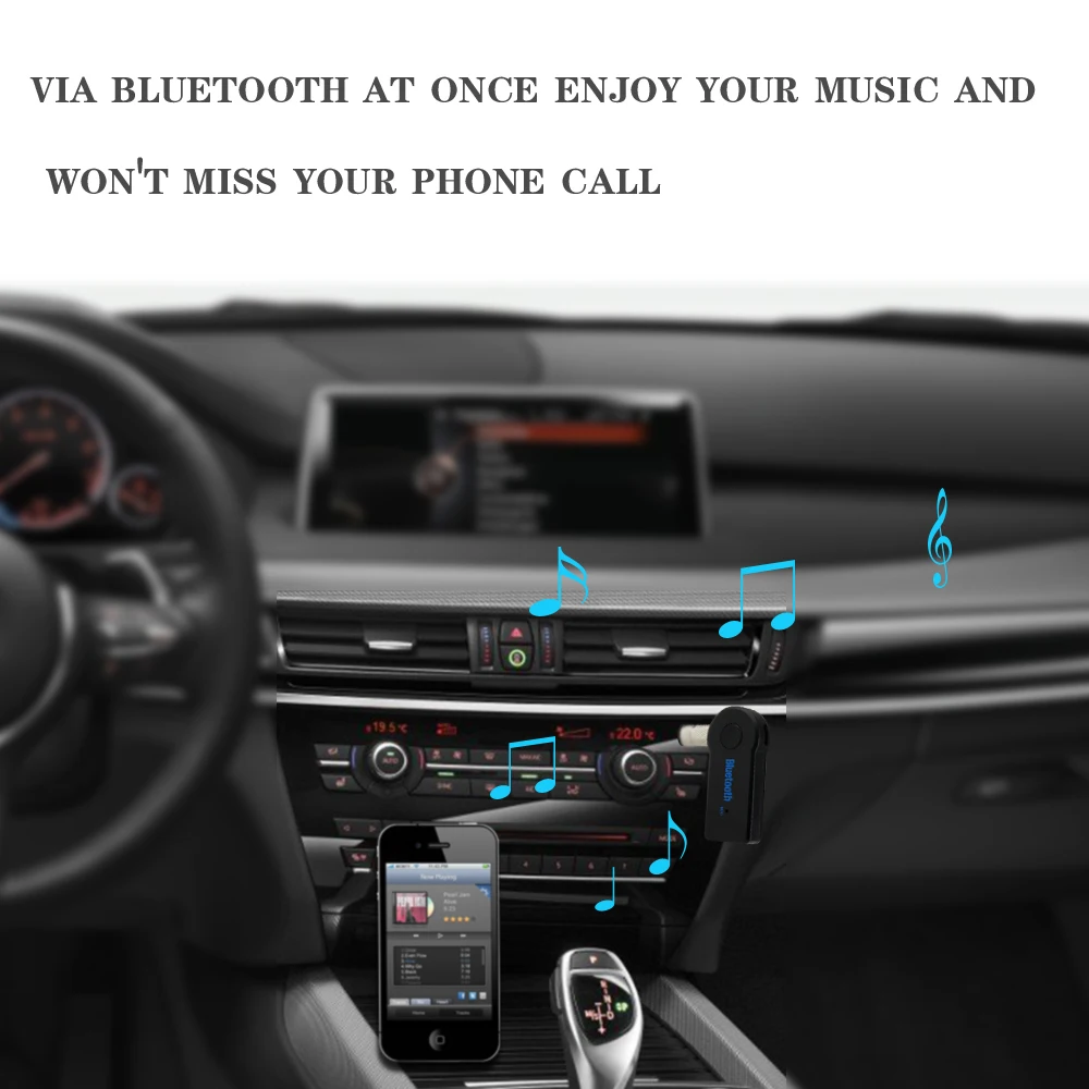 Беспроводной bluetooth ресивер Daono аудиоприемник 3 5 мм с разъемом Bluetooth автомобильный