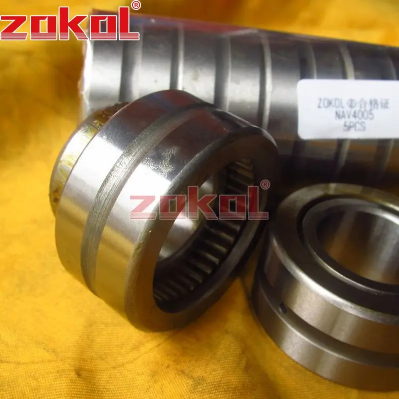 Полный игольчатый роликовый подшипник ZOKOL NAV4005 с внутренним кольцом 25*47*22 мм|bearing