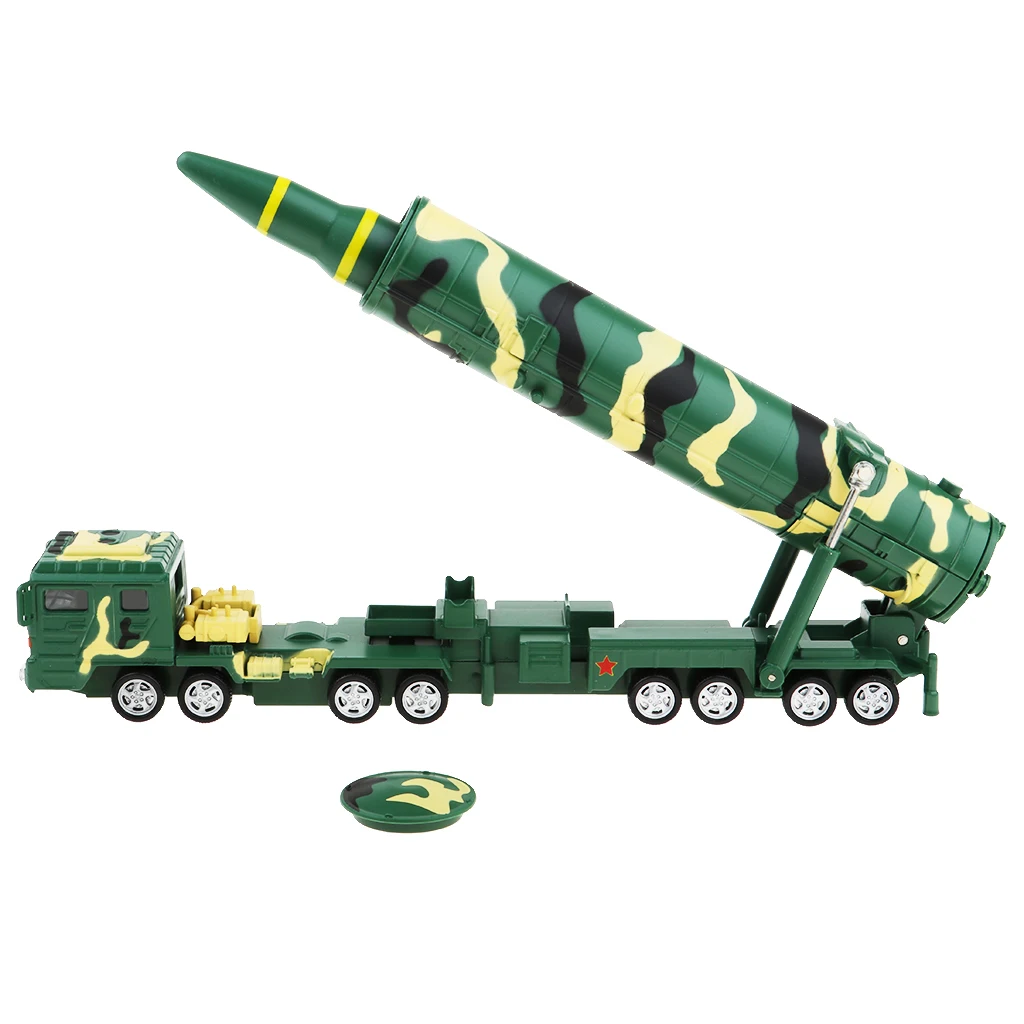 1:64 игрушечный военный автомобиль из сплава модель пусковой машины для DF 31A