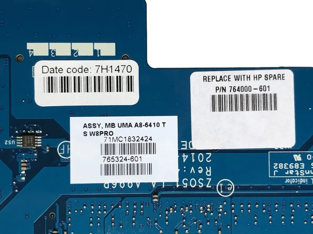 Высокое Качество MB 764000 601 для HP 255 G3 Материнская плата ноутбука ZSO51 LA A996P Встроенная
