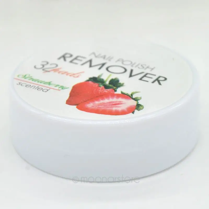 Fruity Smell Nail Art Tips Makeup Manicure Disposable Polish Remover Cotton Lint Pad Paper Resurrection Towel Equipment | Красота и