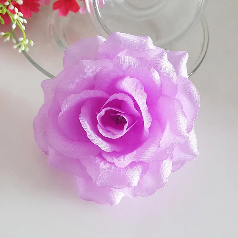 Горячая Распродажа DIY 1 шт. 10 см Роза 3D цветок головка украшение для дома вечерние