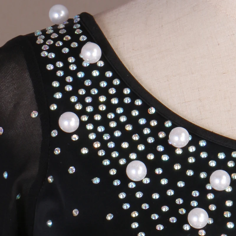 

Ballroom Dance Dress New Arrival Elegant Black Waltz Tango Dance Costume Women Long Sleeve Ballroom Competition Dancing Dresses