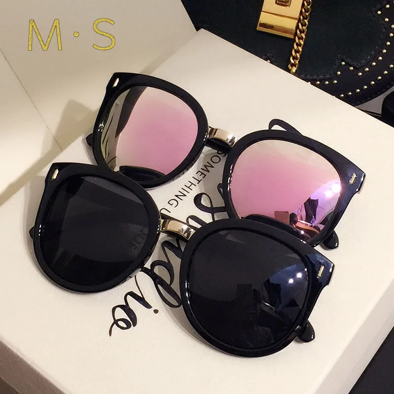 Женские солнцезащитные очки оверсайз MS роскошные брендовые дизайнерские