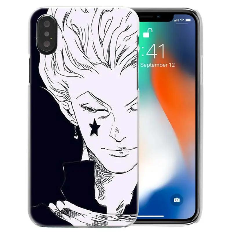 09 Чехол Hisoka Hunter Аниме для iPhone XS Max XR X или 10 6 6S 7 7S 8 Plus 5S SE 5 4S 4 5C Жесткий прозрачный пластиковый PC Coque Cover 11 Pro - Цвет: 09