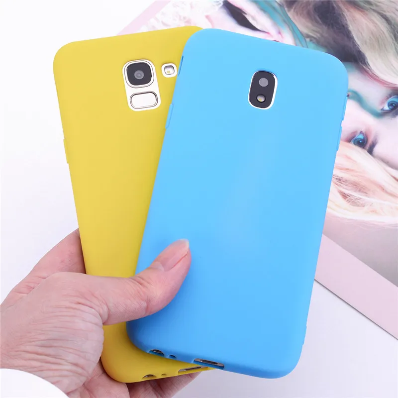 Цвет матовый чехол для samsung Galaxy A10 A20 A30 A40 A50 J3 J5 J7 J1 A6 A8 A7 J6 J4 Plus J2 A40 A50 силиконовый чехол