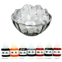 500g transparent glycerin soap base 10mlx7 colour special pigments for diy handmade soap
