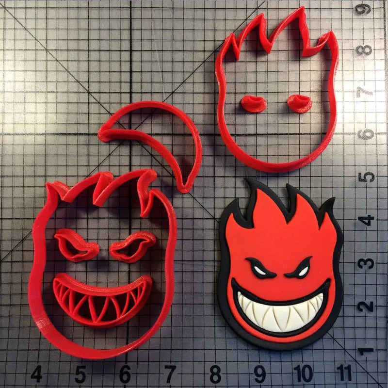 Spitfire логотип резак для печенья мастики форма кекса формы сделано 3D печатных