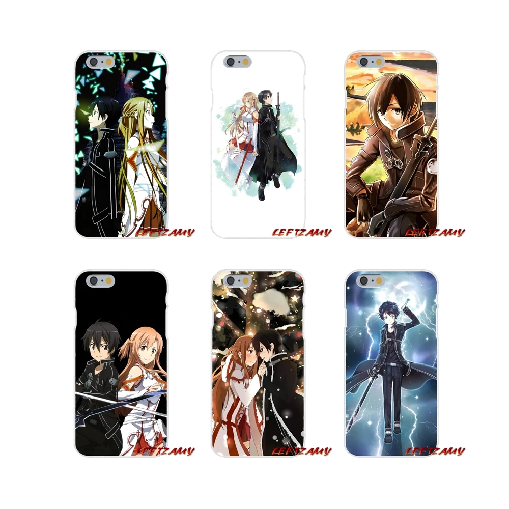 Мягкий чехол TPU аниме Sword Art Online игры Девушка Асуна Krito для samsung Galaxy S3 S4 S5 мини S6 S7