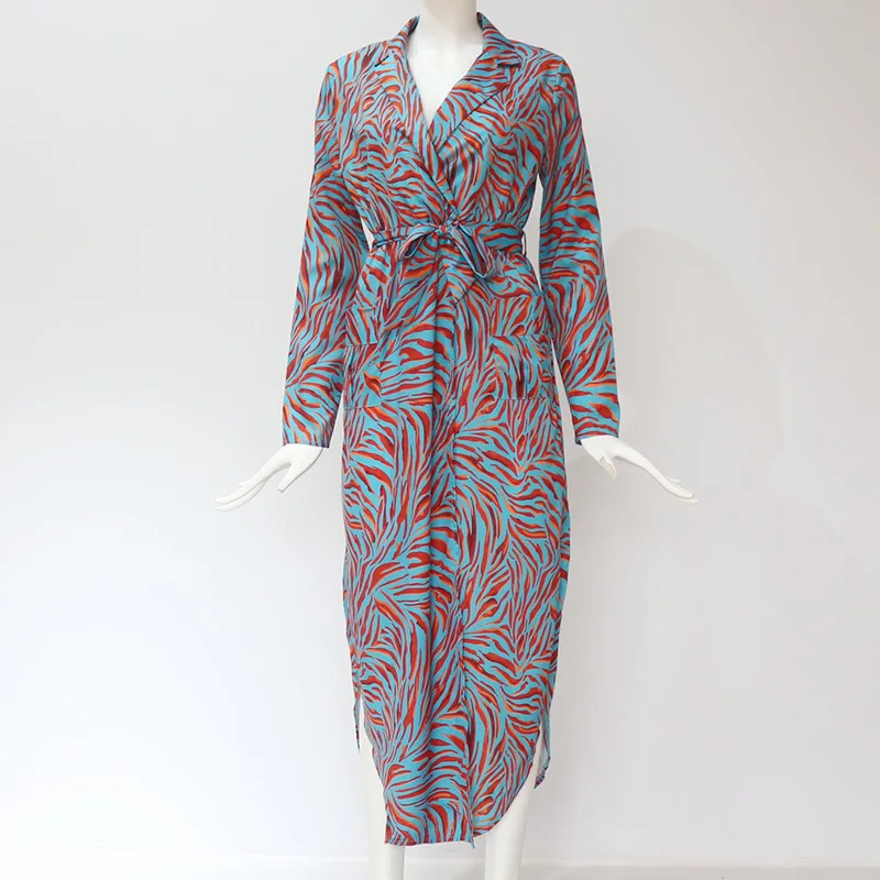 Элегантное шифоновое платье в полоску Платья для женщин 2019 Летнее с длинным