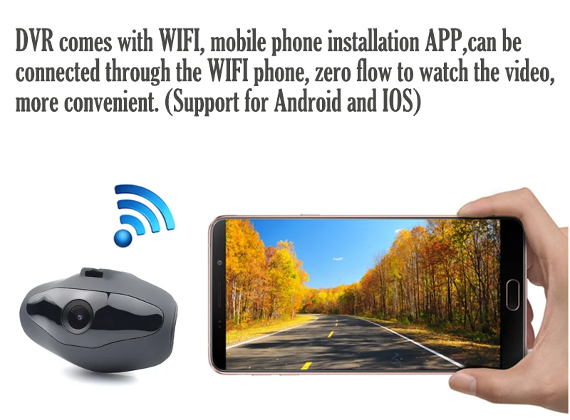 JUEFAN Dash Cam Novatek 96658 Автомобильный видеорегистратор Full HD 1080P wifi Автомобильная камера Супер ночного видения Функция быстрого чтения