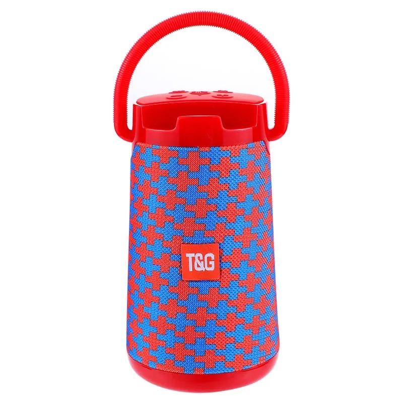 TG138 RED BLUE 30 Вт Высокая мощность беспроводной bluetooth динамик открытый водонепроницаемый портативный аудио ubwoofer с AUX TF карты коробка TG138 - Цвет: TG138 RED BLUE