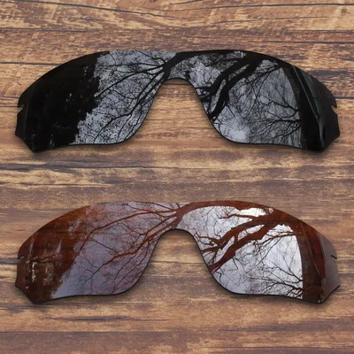 Black and Brown ToughAsNails поляризованные Сменные линзы для солнцезащитных очков с радаром Оукли-несколько вариантов - Цвет линз: Black and Brown