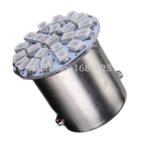 Лучшая цена 2 шт./лот автомобильная светодиодная лампа 1156 BA15S 22LED 3020 1206 SMD авто