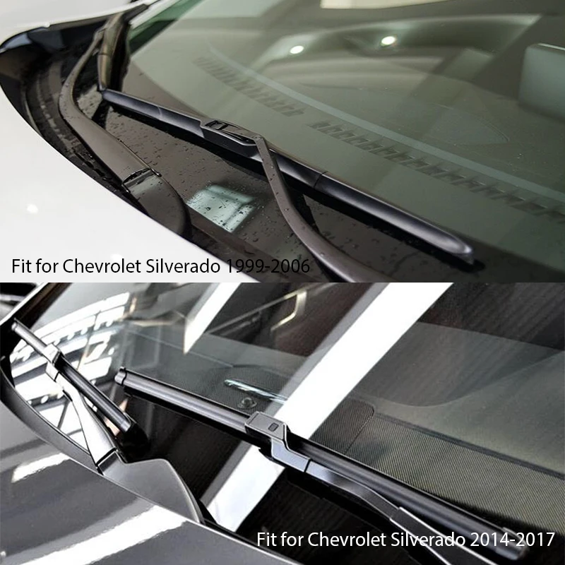 Резиновые передние щетки стеклоочистителя для автомобиля комплект Chevrolet Silverado 1500