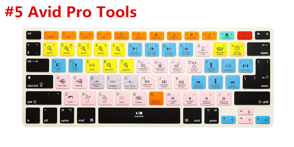 Силиконовый чехол для клавиатуры Avid Pro функциональный Macbook Air 13 дюймов 15 US & EU|keyboard