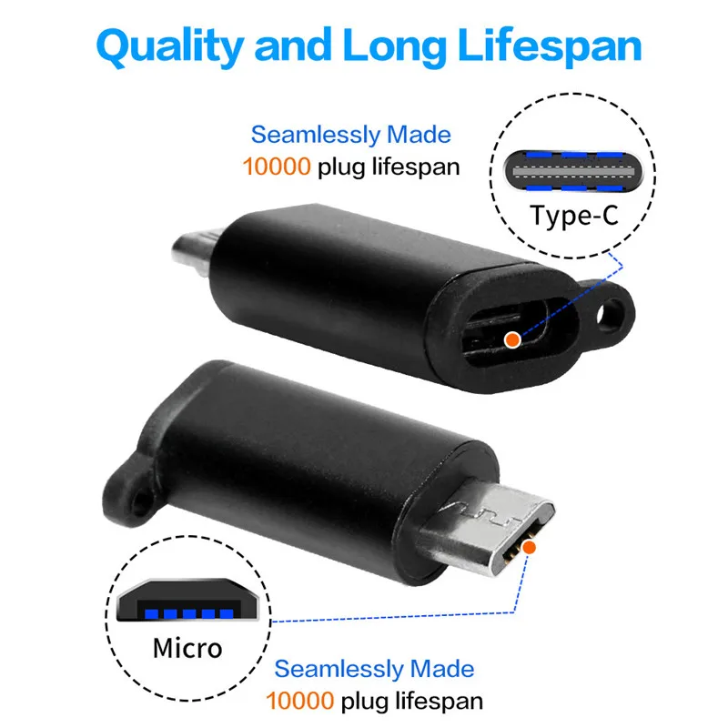 Адаптер Bakeey Mini Type c к адаптеру Micro USB адаптер Typec зарядное устройство кабель для