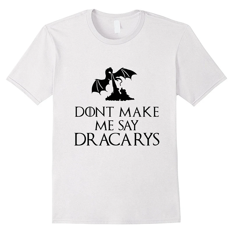 Футболка Мама Драконов футболка с надписью Don't Make Me Say Dracarys женская принтом Игра