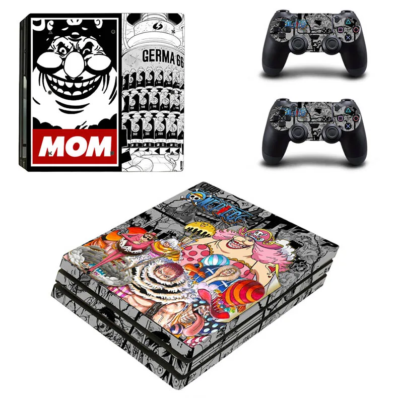 Аниме PS4 Pro стикер кожи s Play станция 4 Pro one piece Наклейка для sony Playstation 4 Pro консоль и два контроллера - Цвет: YSP4P-2589