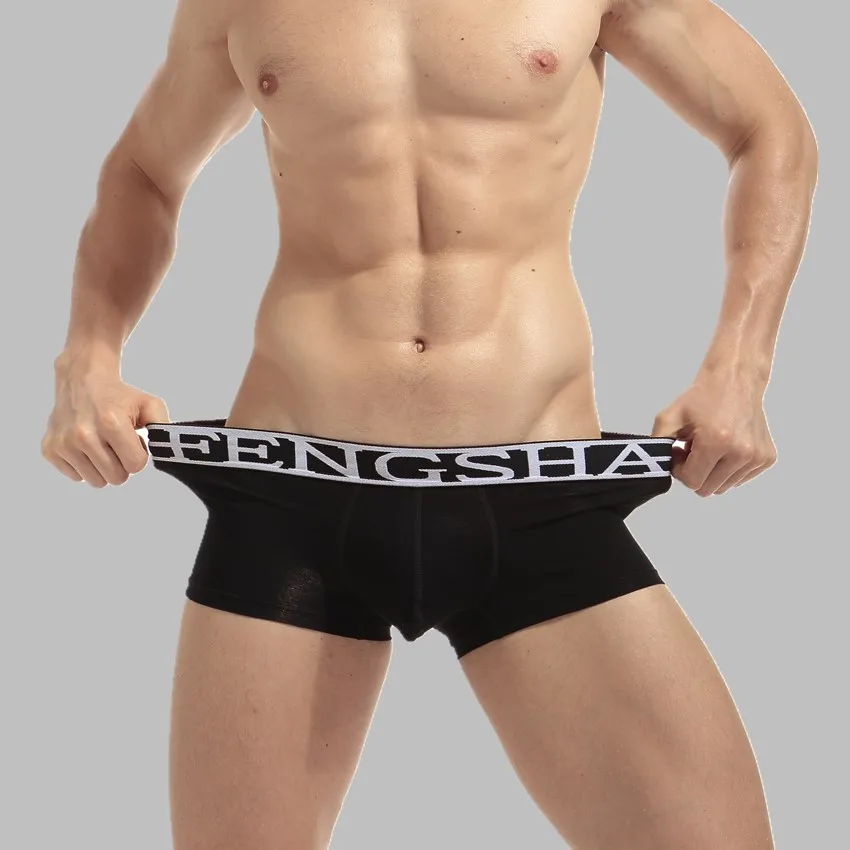 2019Men трусы Мужское нижнее белье боксеры мужские шорты-боксеры Homme домашняя одежда