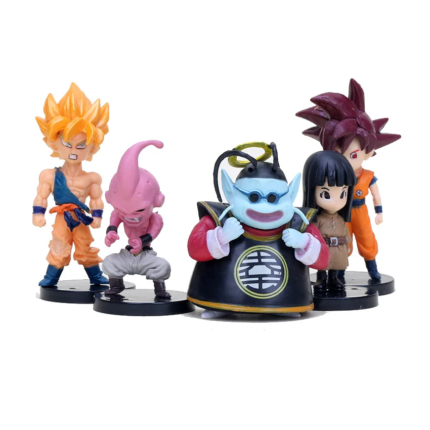Экшн фигурки Dragon Ball Z Super Saiyan Son Goku Vegeta Buu Freeza Beerus ПВХ Игрушечная модель в сумке 20