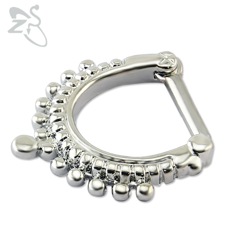 Кольцо для пирсинга носа из нержавеющей стали 16g | Украшения и аксессуары