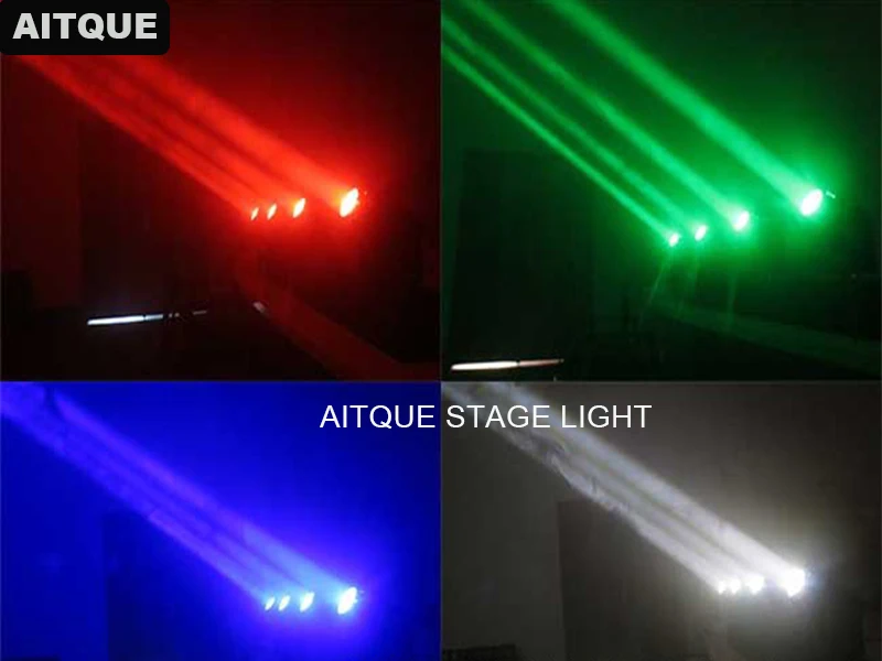 6 партий профессиональная звуковая Светодиодная панель с движущейся головкой 4x10