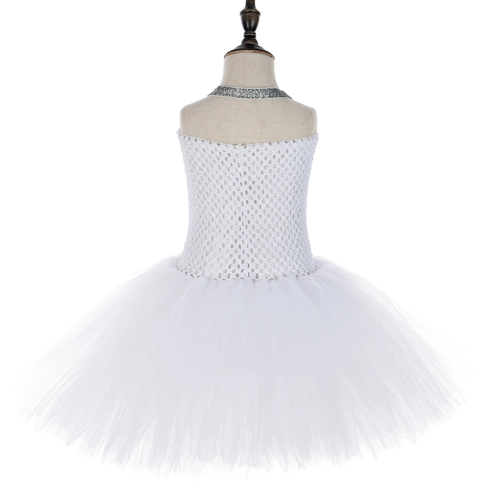 White Tooth Cartoon Cosplay Tutu Dress With Wings Wands Kids Girls Angel Birthday Halloween Carnival Costume Clothes | Детская одежда и