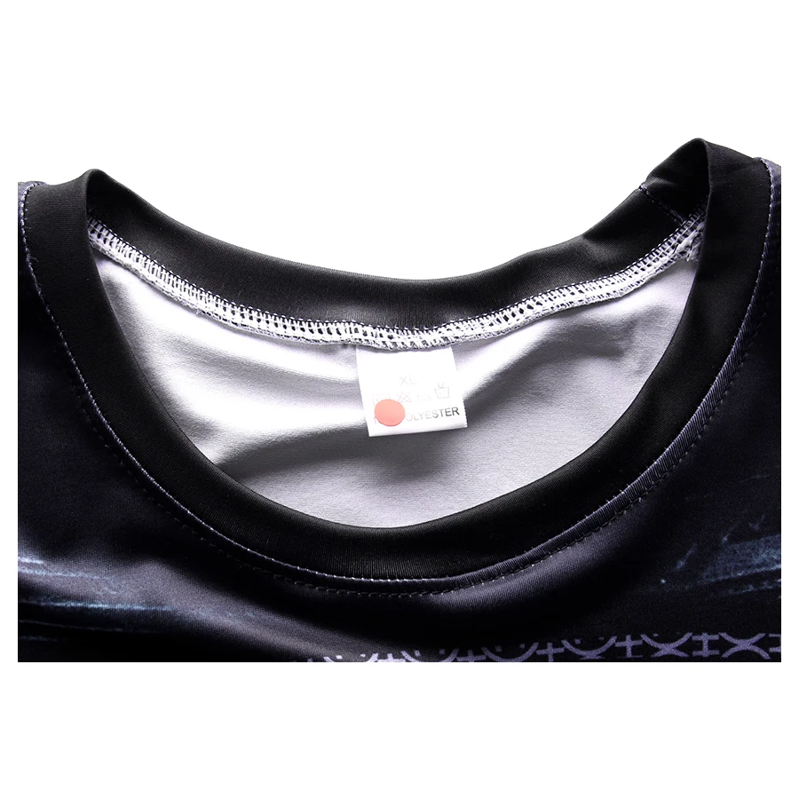 Каратель Забавные футболки 3D мужские с принтом рубашка для пробежек сухая