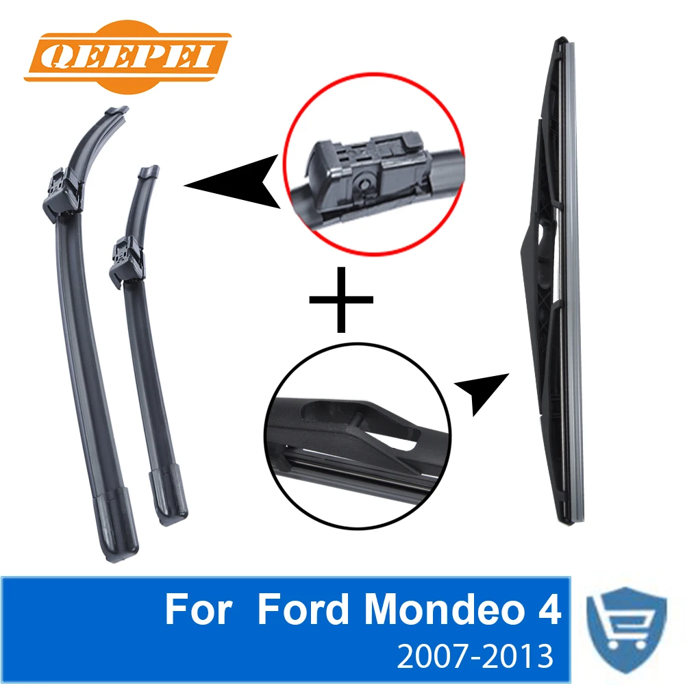 QEEPEI Передняя и задняя Щетка стеклоочистителя Без Рычага для Ford Mondeo 4 Estate 2007 2013