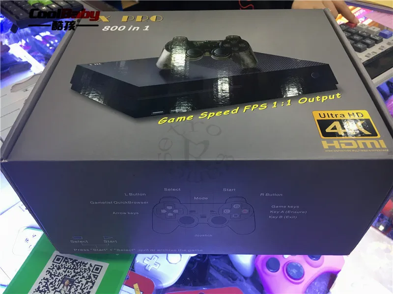 Игровая консоль 64 бита 4K Hdmi ретро 800 классических семейных видеоигр игровая для
