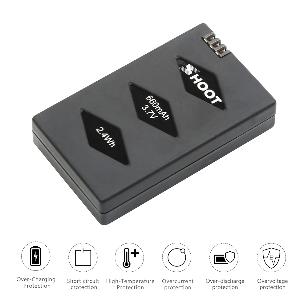 Мини Дрон SHOOT 3 шт. 7 В 660 мА/ч с сторонним USB зарядным устройством для попугаев