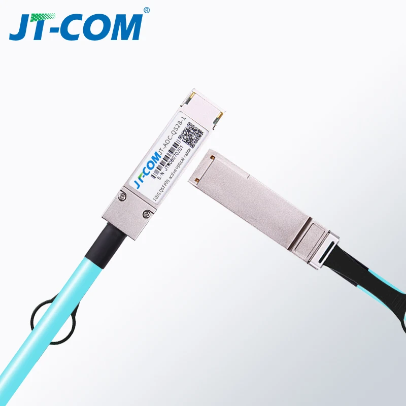 Оптоволоконный кабель 100G QSFP28 к AOC 1 м 2 3 5 7 10 модуль MPO SFP OM3 OM4 активный оптический