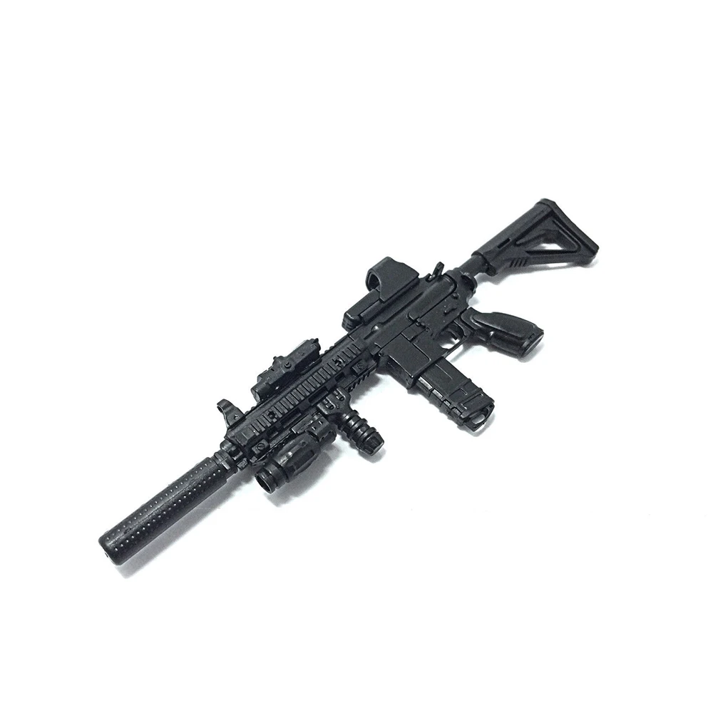Масштаб 1:6 масштаб 1/6 сборная экшн фигурка винтовка HK416 модель пистолета 1/100