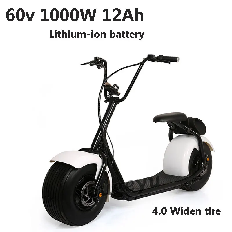 Harley Electric Motorcycle 1000W Car E Scooters 60V Bike Motor Cycle Lithium Battery moto elektrikli motosiklet e-bike Citycoco | Спорт и