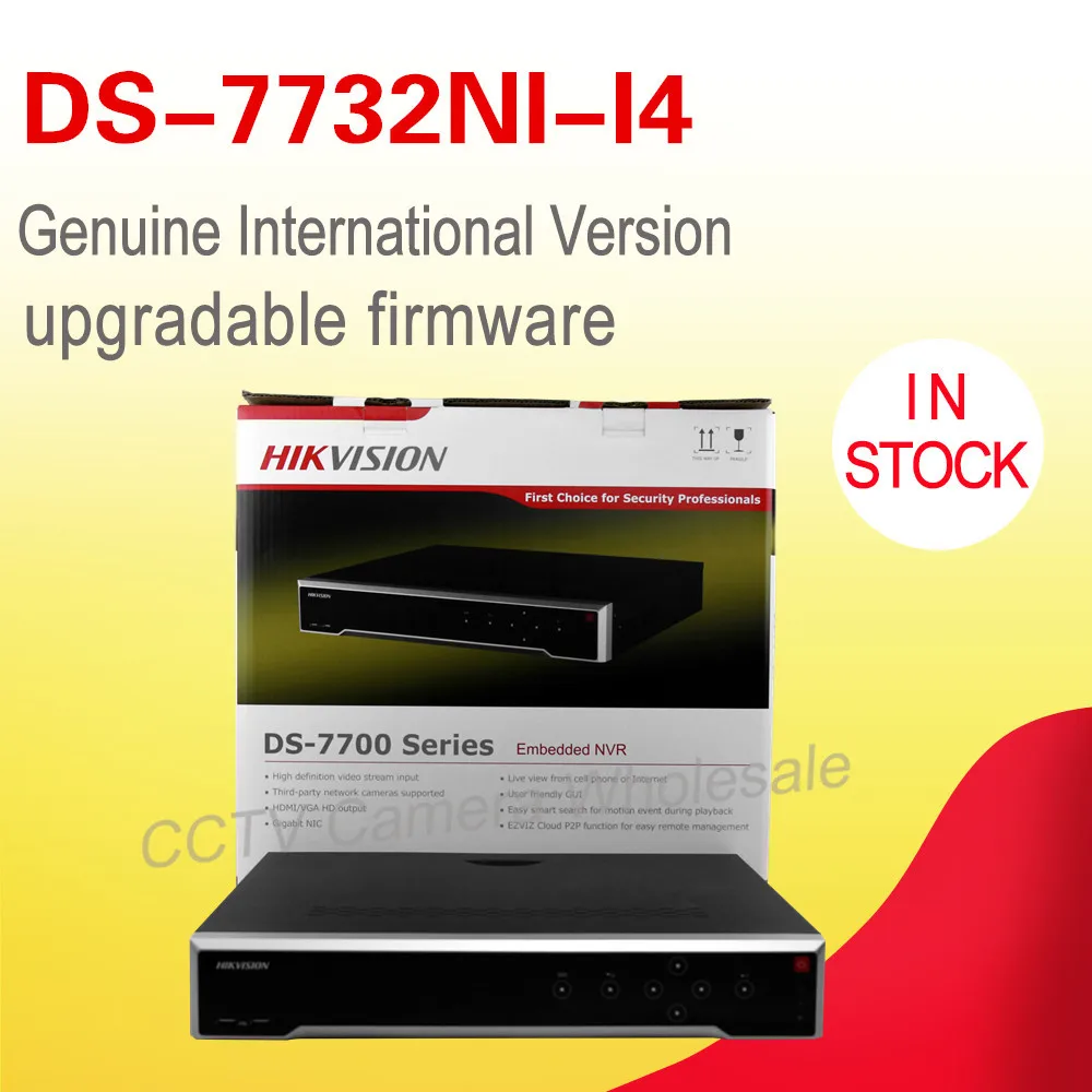 DS 7732NI I4 английская версия NVR 32ch без POE ANR сторонних Поддерживаемые сетевые камеры