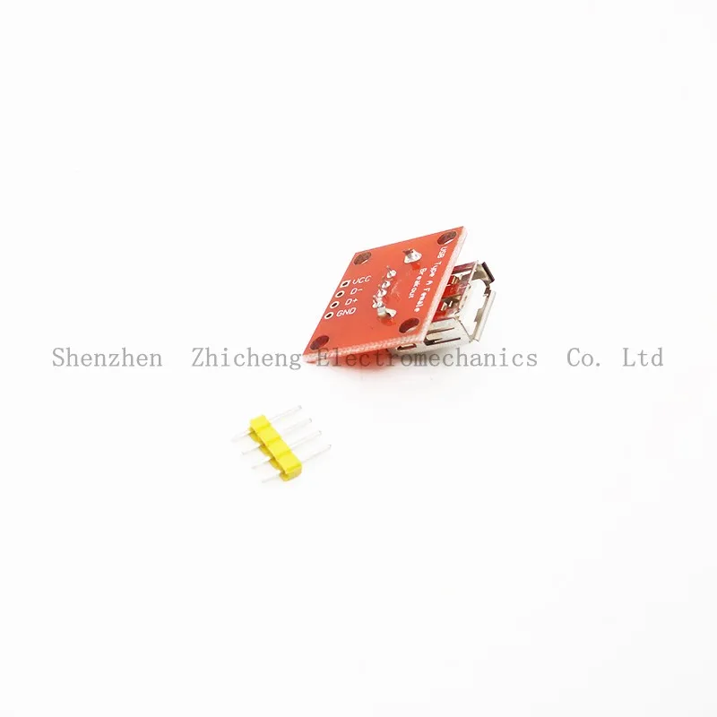 Высокое количество DIY USB тип A женский Breakout Board 5V мощность 2 54 мм заголовок|header