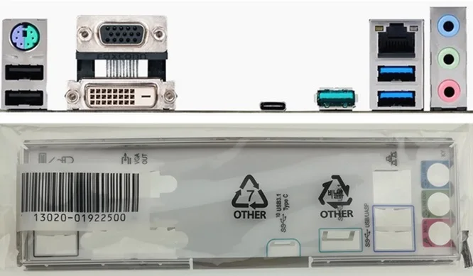 

Новая защитная задняя панель для материнской платы ввода-вывода стандарта USB 3,1, бесплатная доставка