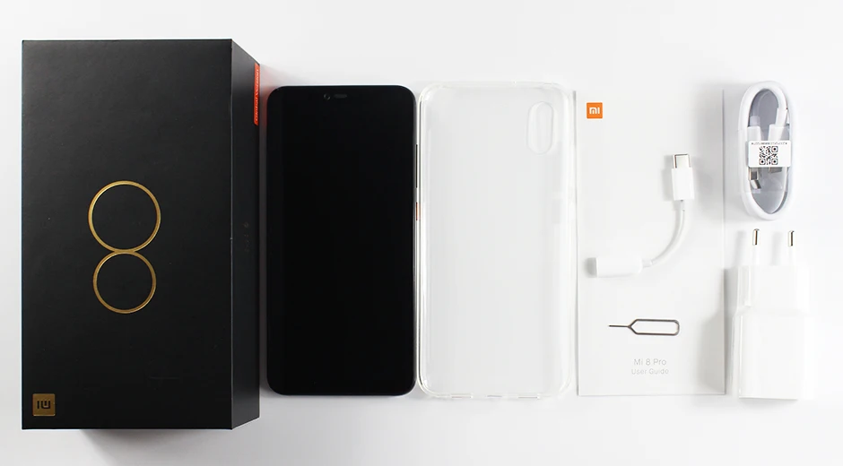 Global Version Xiaomi Mi 8 Pro 8GB 128GB Snapdragon 845 In-screen Fingerprint 20MP Front Camera NFC Transparent Mobile Phone