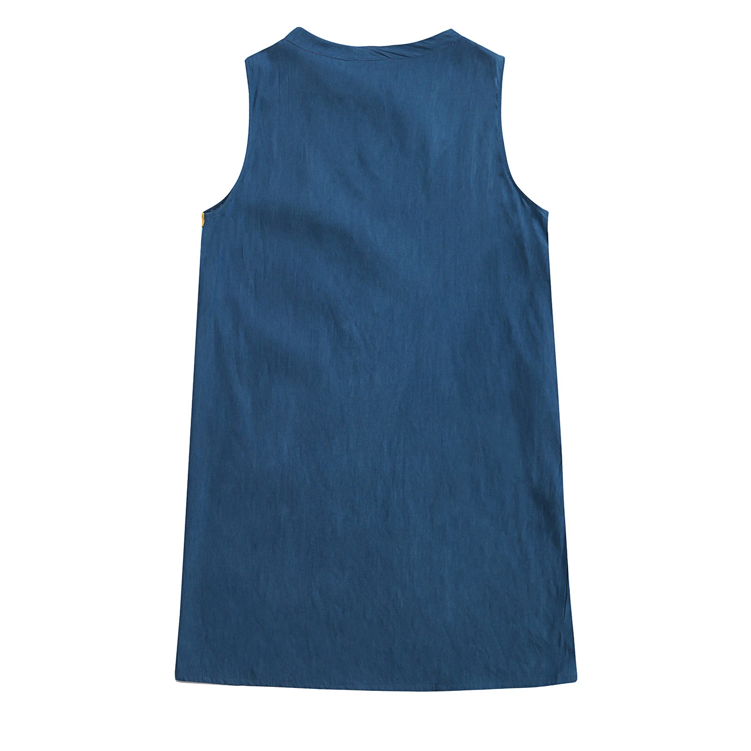 Женское платье без рукавов шифоновое жилет с принтом на спине|sleeveless dress|designer