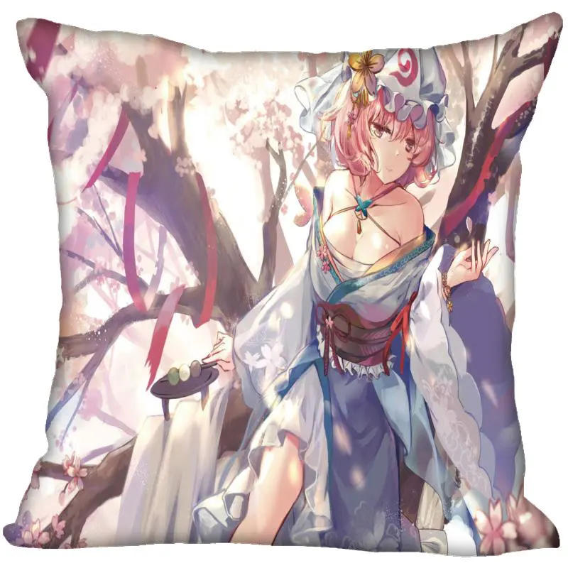TouHou Project Горячая наволочка чехол Высокое качество Новогодняя Наволочка декоративная подушка чехол рождественские товары украшения - Цвет: 2