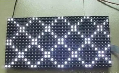 Один белый наружный светодиодный модуль HUB12 определение интерфейса P10 SMD 320*160 мм |